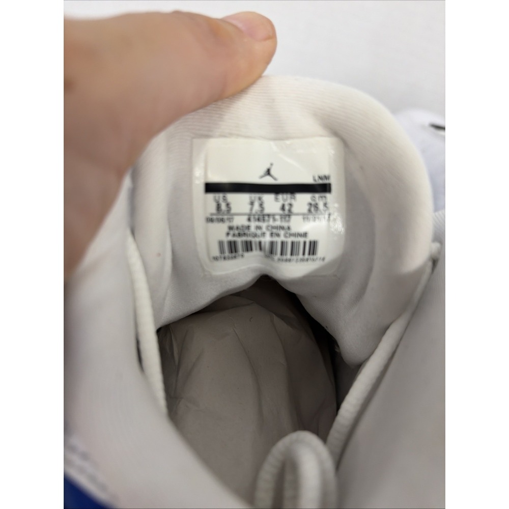 Jordan Air Jordan 13 Retro Hyper Royal White Blue Black Leather 414571-117 8.5 - Picture 13 of 15